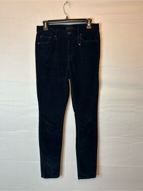 Mother Women’s Size 28 High Waisted Looker Corduroy Pants Navy 54